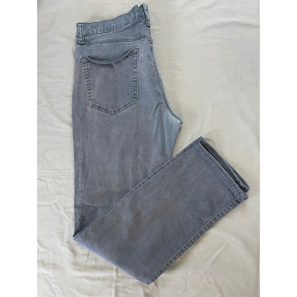 Lucky Brand 121 Slim 5-Pocket Sateen Jean Pants. Washed Gray, Men's 36X33. Read. - Picture 2 of 9